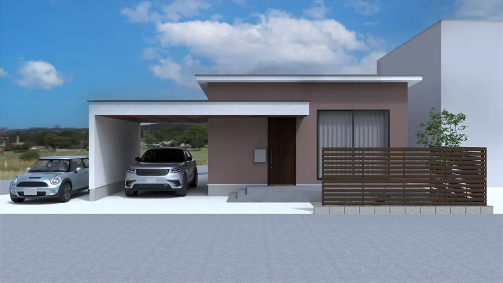 23坪プラン外観